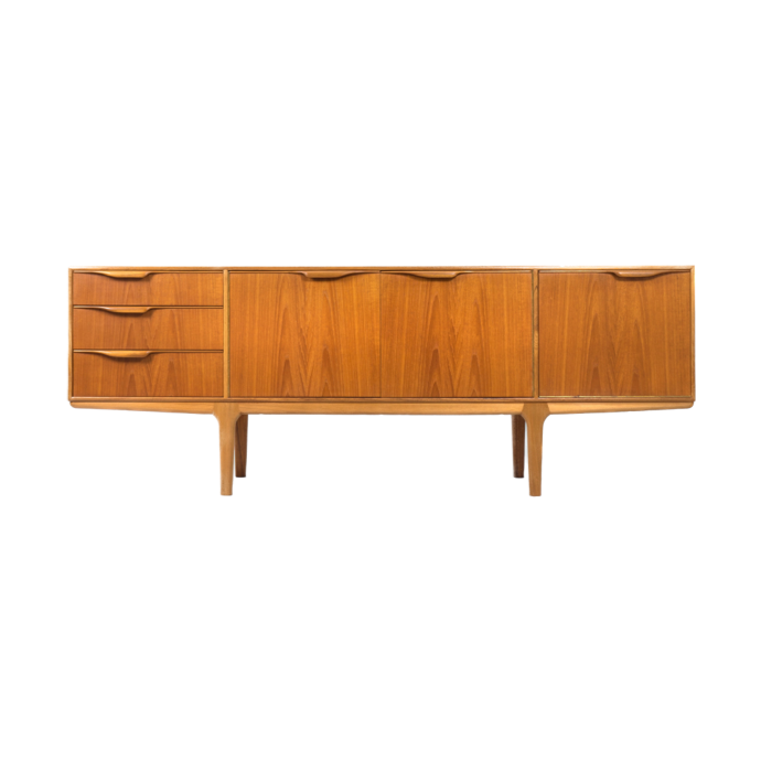 An image of the McIntosh Dunvegan, a wooden sideboard with sculpted wood handles.