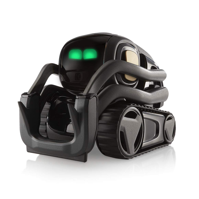 An image of the Anki Vector robot. He is happy and looking at you with his cute eyes!